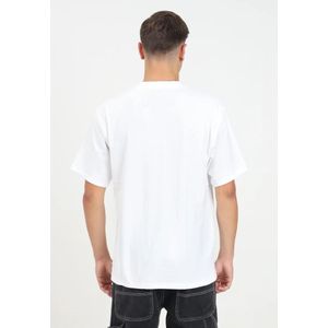 Dickies, Tops, Heren, Wit, S, Katoen, Witte korte mouwen T-shirt Clancy