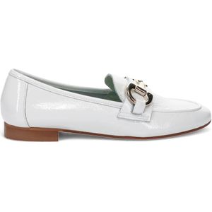 Belle Vie, Schoenen, Dames, Wit, 36 EU, Leer, Witte Leren Mocassin