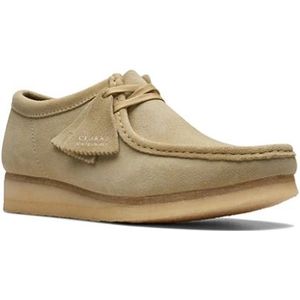 Clarks, Schoenen, Heren, Beige, 40 EU, Suède, Loafers