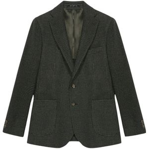 Brooks Brothers, Groene blazer van wol-kasjmiermix Groen, Heren, Maat:3XL