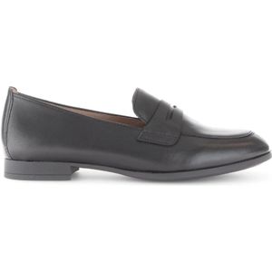 Gabor, Schoenen, Dames, Grijs, 40 EU, Leer, Grijze leren loafers