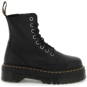 Dr. Martens, Schoenen, Dames, Zwart, 41 EU, Leer, Gegraind Pisa Leren Gevechtslaarzen