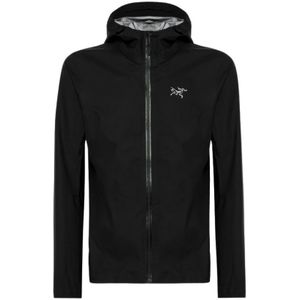 Arc'teryx, Gore-Tex Waterdichte Winddichte Ademende Jas Zwart, Heren, Maat:M