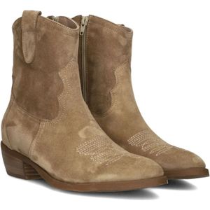 Notre-v, Schoenen, Dames, Bruin, 43 EU, Leer, Dames Enkellaarsjes 08-180