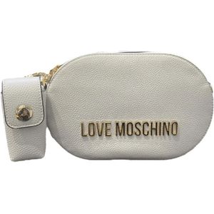 Love Moschino, Tassen, Dames, Wit, ONE Size, Shoulder Bags