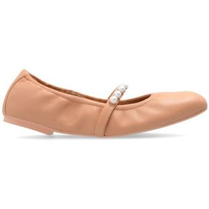 Stuart Weitzman, Gouden ballerinas Roze, Dames, Maat:39 1/2 EU