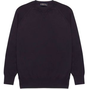 Brooks Brothers, Sweatshirts & Hoodies, Heren, Blauw, 2Xl, Katoen, Sweatshirt