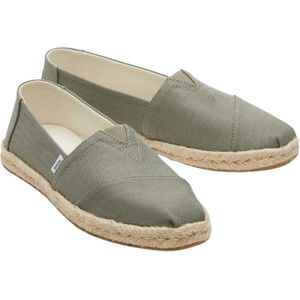 Toms, Schoenen, Dames, Groen, 42 EU, Katoen, Toms Alpargata Rope loafers groen 10019811