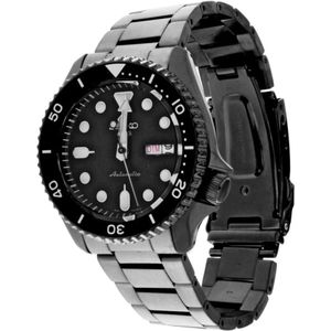 Seiko, Accessoires, Heren, Zwart, ONE Size, 5 Sports Automatisch Horloge