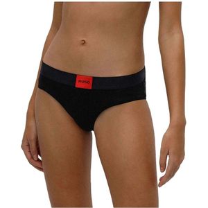 Hugo Boss, Badkleding, Dames, Zwart, S, Brief Hw Bikini Bottom