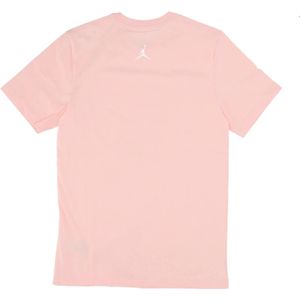 Jordan, Tops, Heren, Roze, XS, Katoen, Legende Heren Tee Roze/Wit