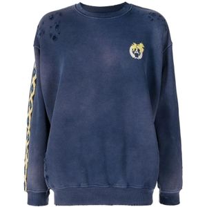 Alchemist, Sweatshirt Hoodies Blauw, Heren, Maat:S