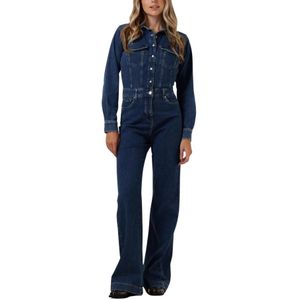 7 For All Mankind, Jumpsuits & Playsuits, Dames, Blauw, S, Elegante Blauwe Jumpsuit Luxe Lady