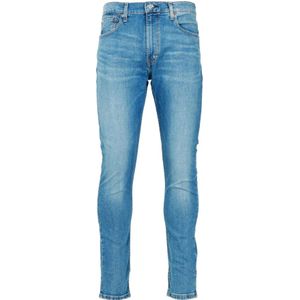 Levi's, Jeans, Heren, Blauw, W34 L32, Denim, Slim-fit Tapered Leg Denim Jeans