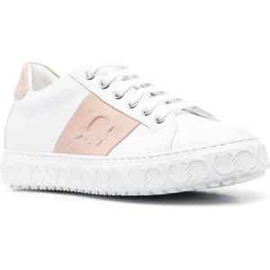 Casadei, Schoenen, Dames, Bruin, 39 EU, Leer, Bruine Leren Sneakers voor Vrouwen