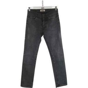 Acne Studios Pre-owned, Pre-owned, Dames, Grijs, M, Katoen, Pre-owned Cotton jeans