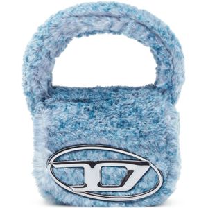 Diesel, Tassen, Dames, Blauw, ONE Size, 1DR Xs - Fluffy iconic mini bag