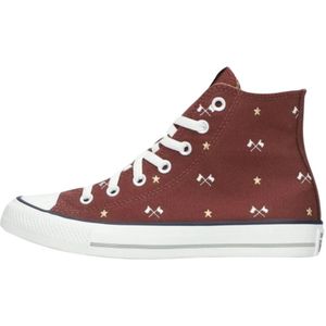 Converse, Schoenen, Dames, Rood, 39 1/2 EU, Suède, Hoge Sneakers Chuck Taylor All Star Hi