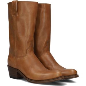 Sendra, Schoenen, Dames, Bruin, 39 EU, Leer, Dames Cowboy Laarzen met Accent