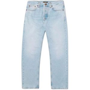 Nudie Jeans, Jeans, Heren, Blauw, W33 L32, Katoen, Rad Rufus Sunday Moon Jeans