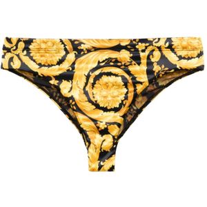 Versace, Ondergoed, Dames, Veelkleurig, S, Polyester, Gouden Barocco Print Slip