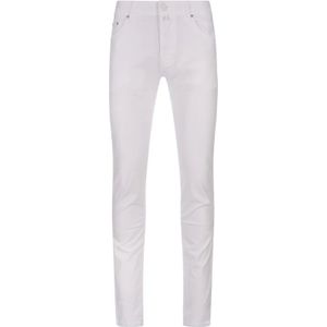 Jacob Cohën, Jeans, Heren, Wit, W36, Katoen, Witte Nick Slim Broek