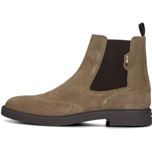 Hugo Boss, Schoenen, Heren, Beige, 41 EU, Denim, Klassieke Chelsea Boots Calev_cheb