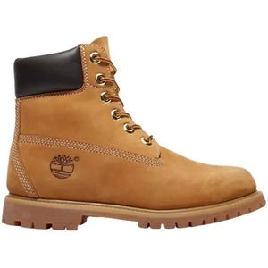 Timberland, Schoenen, Dames, Beige, 37 EU, Premium Waterdichte Veterschoenen voor Vrouwen