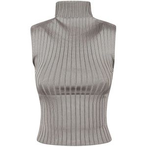 Marni, Stijlvolle Sweaters Collectie Grijs, Dames, Maat:XS