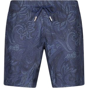 Etro, Zwembroek met Paisley Patroon Blauw, Heren, Maat:2XL