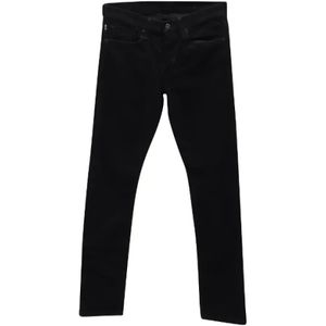 Tom Ford Pre-owned, Pre-owned Cotton jeans Zwart, Dames, Maat:M