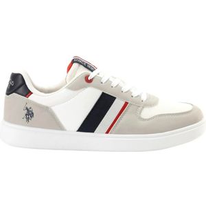 U.s. Polo Assn., Schoenen, Heren, Veelkleurig, 45 EU, Grijze Slip-On Sportieve Sneakers