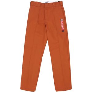 Dickies, Broeken, Heren, Oranje, W29 L30, Katoen, Gingerbread Men's Werkbroek