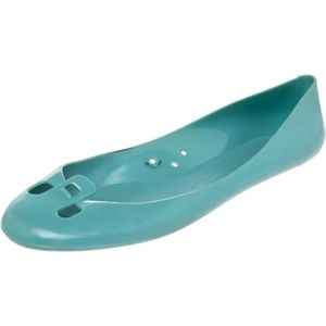 Marc Jacobs Pre-owned, Pre-owned, Dames, Blauw, 38 EU, Tweed, Pre-owned Rubber flats