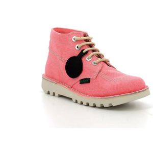 Kickers, Schoenen, Dames, Roze, 41 EU, Enkellaarsjes