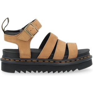 Dr. Martens, Savannah Nubuck Blaire Sandalen Bruin, Dames, Maat:40 EU