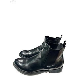 Officine Creative, Hive Chelsea Boot, Zwarte Rubberen Zool Zwart, Heren, Maat:44 EU