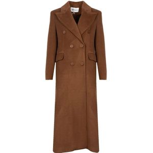 Silvian Heach, Stijlvolle Trenchcoat voor Vrouwen Bruin, Dames, Maat:M