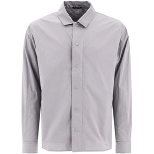 C.p. Company, Gabardine Overhemd, 100% Katoen Grijs, Heren, Maat:XL