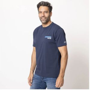 MC2 Saint Barth, Tops, Heren, Blauw, L, Katoen, Blauwe Marine Mykonos T-shirt