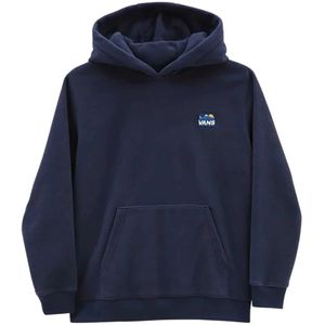 Vans, Sweatshirts & Hoodies, Heren, Blauw, XL, Polyester, Polar Fleece Blauw Sweatshirt