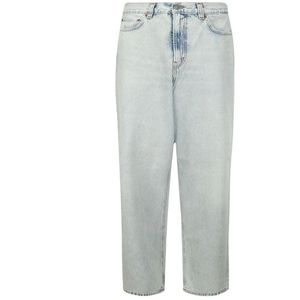 Haikure, Jeans, Dames, Blauw, W30, Denim, Stromboli Blue Cropped Jeans voor Vrouwen