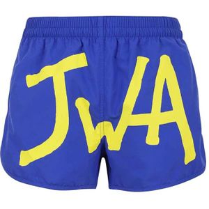 JW Anderson, Logo Zwembroek, Strandkleding Upgrade voor Heren Blauw, Heren, Maat:S