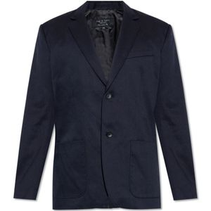 Rag & Bone, Blazer met zakken Blauw, Heren, Maat:4XS