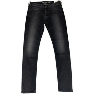 Denham, Slim-fit Jeans Zwart, Heren, Maat:W34 L32