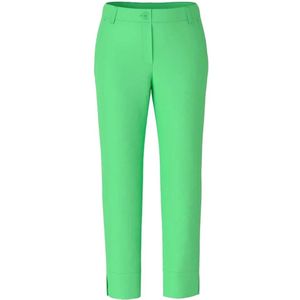 Marc Cain, Broeken, Dames, Groen, XL, Stijlvolle en comfortabele groene cropped pantalon voor dames