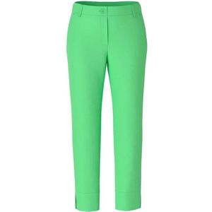 Marc Cain, Stijlvolle en comfortabele groene cropped pantalon voor dames Groen, Dames, Maat:XL