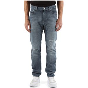 Calvin Klein Jeans, Jeans, Heren, Grijs, W30, Denim, Denim jeans met vijf zakken