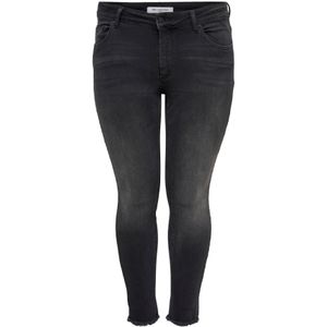 Only Carmakoma, Skinny Jeans Zwart, Dames, Maat:5XL L34