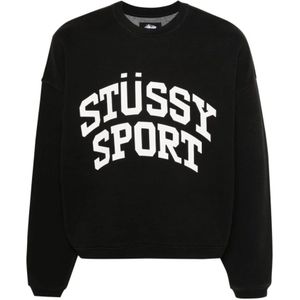 Stüssy, Sweatshirts & Hoodies, Heren, Zwart, S, Katoen, Sweatshirts